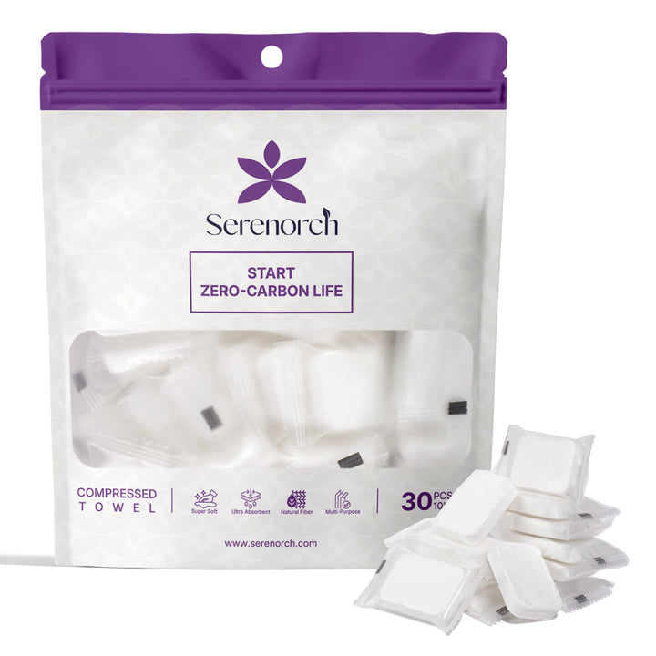 Disposable Compressed Face Towels, 10" x 12", Ultra Thick Face Towelettes for All Skin Types