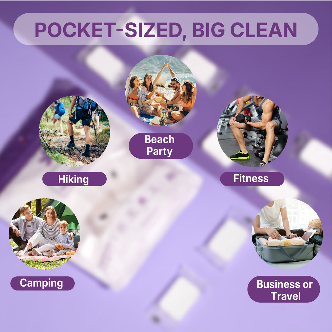Disposable Compressed Face Towels, 10" x 12", Ultra Thick Face Towelettes for All Skin Types